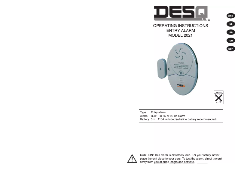 Página 1 del manual Manual de usuario Desq 2021