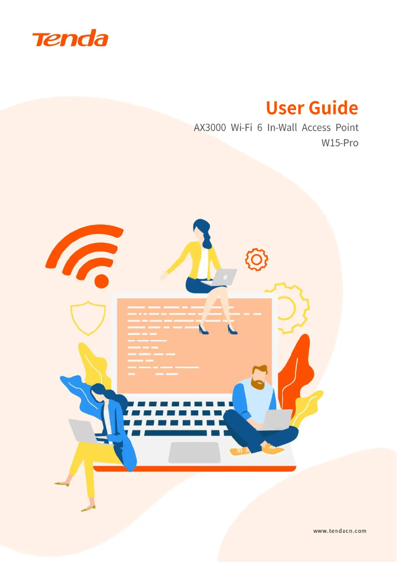 Página 1 del manual Manual de usuario Tenda W15-Pro