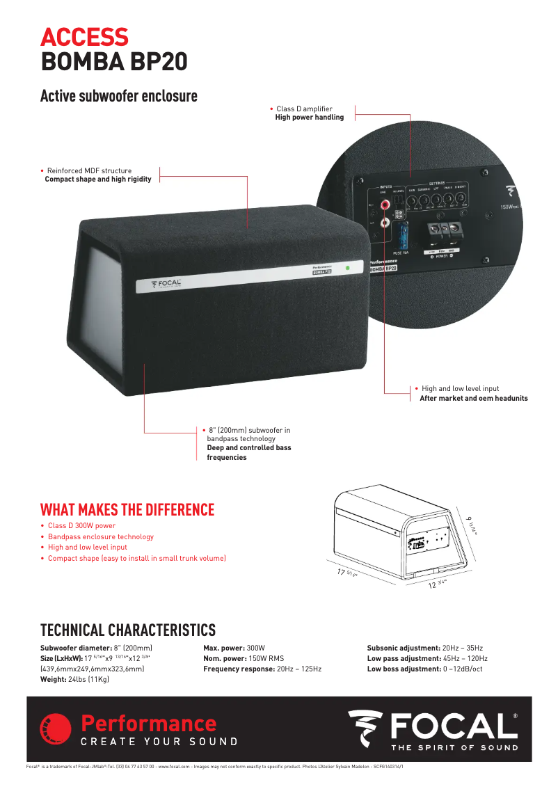 Imagen de la primera página del manual del dispositivo BombA BP20