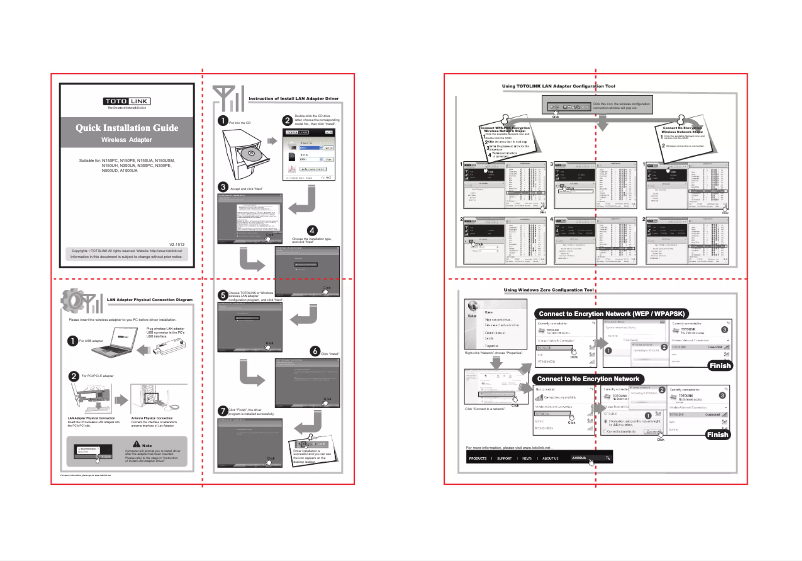 Página 1 del manual Manual de instrucciones Totolink A1000UA