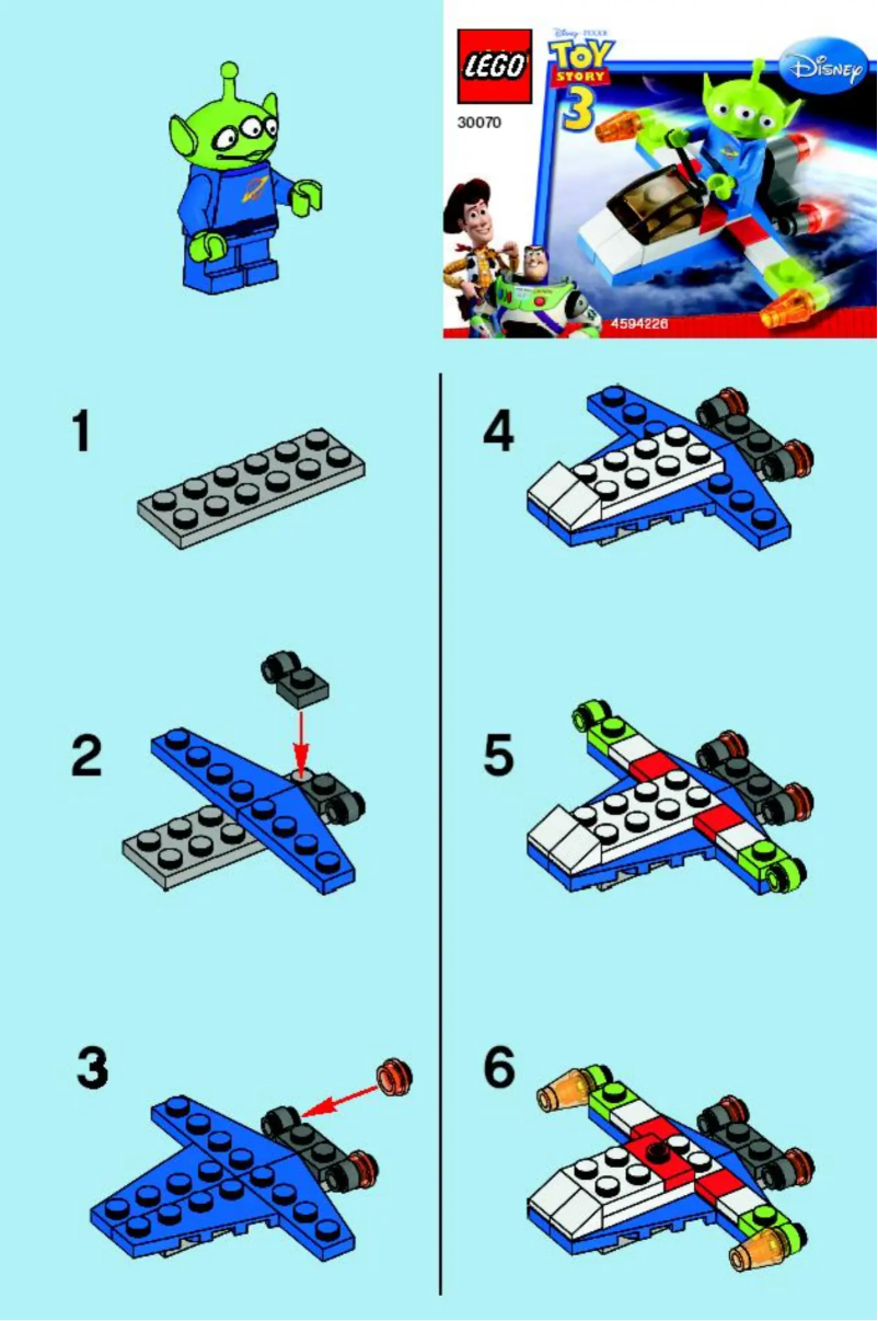 Página 1 del manual Manual de usuario Lego Alien Space Ship