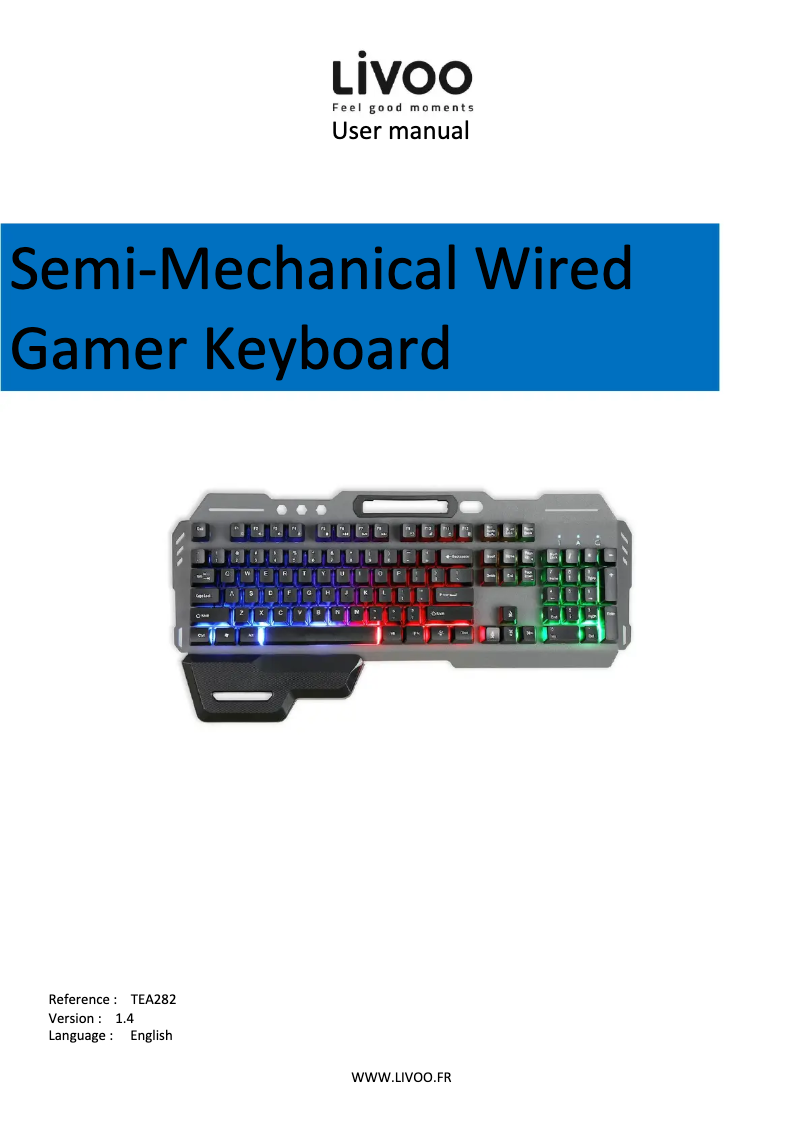 Página 1 del manual Manual de usuario Livoo TEA282