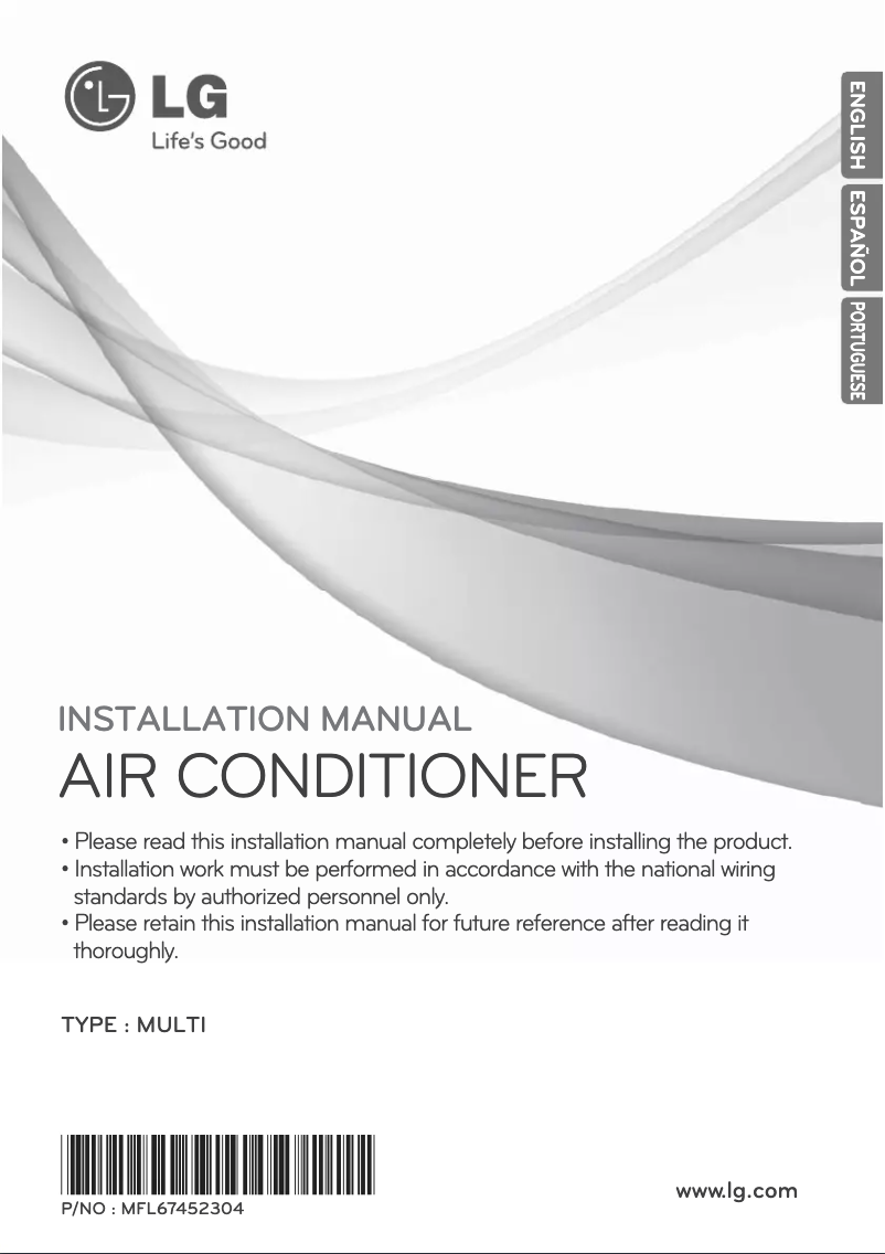 Imagen de la primera página del manual del dispositivo A3UQ26GFA0