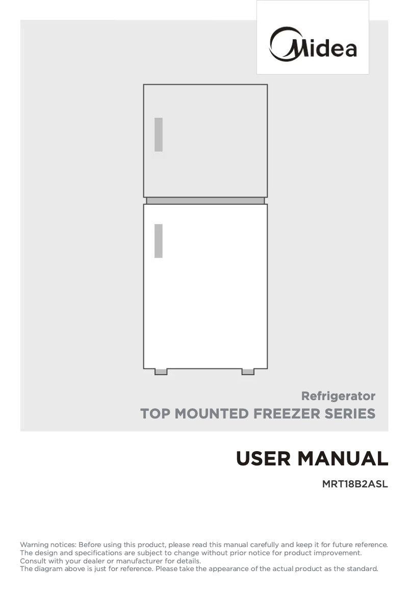 Imagen de la primera página del manual del dispositivo MRT18B2ASL