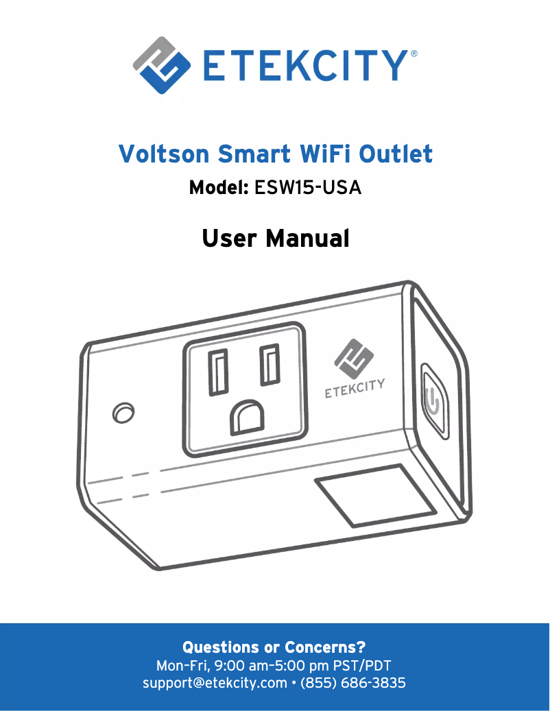Página 1 del manual Manual de usuario Etekcity ESW15-USA