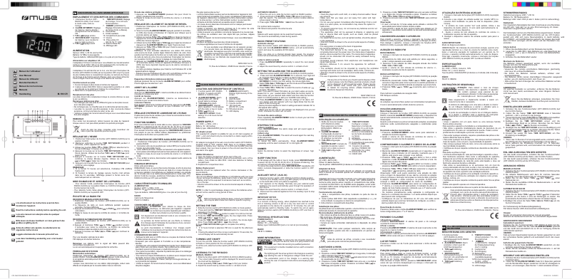 Imagen de la primera página del manual del dispositivo M-190 CR