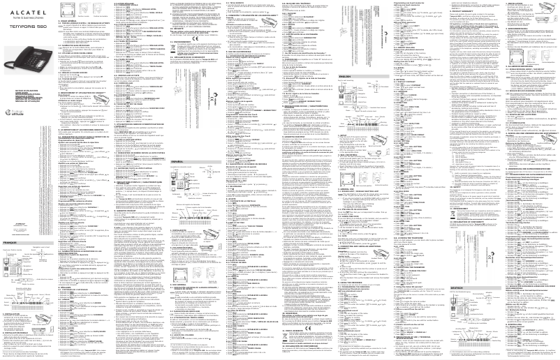 Página 1 del manual Manual de usuario Alcatel-Lucent Temporis 580