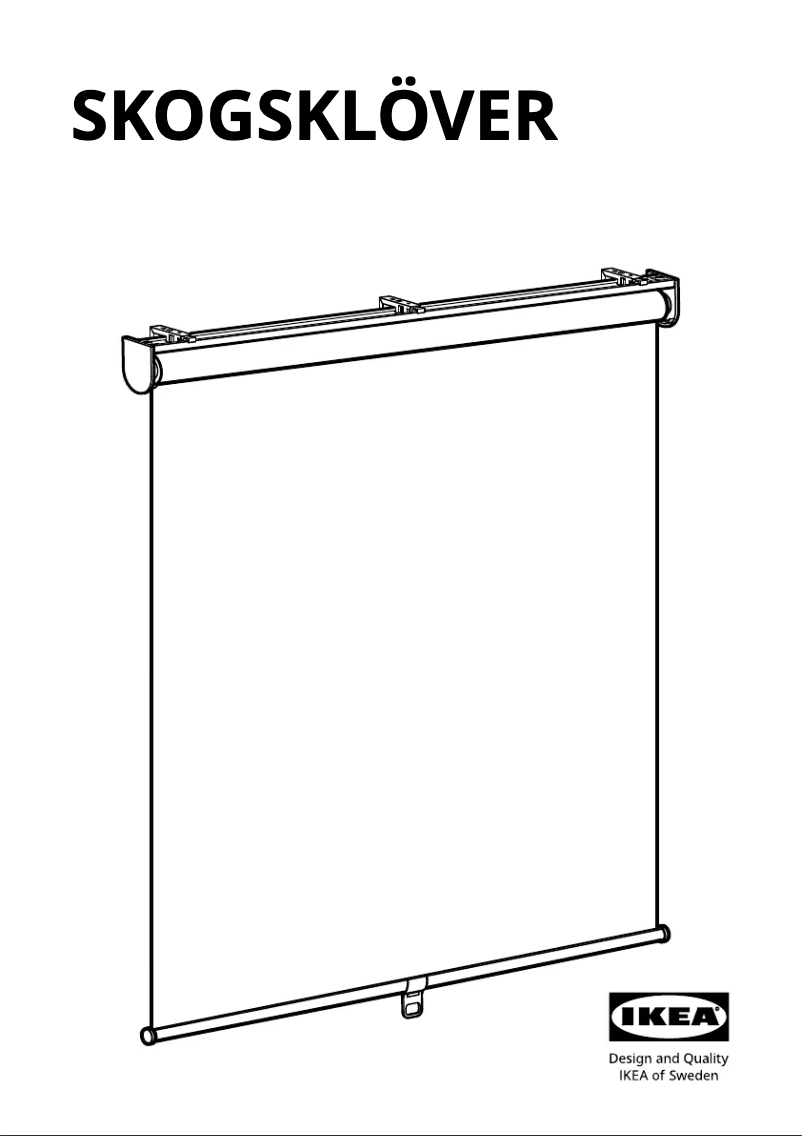 Página 1 del manual Manual de usuario Ikea SKOGSKLÖVER 403.144.66