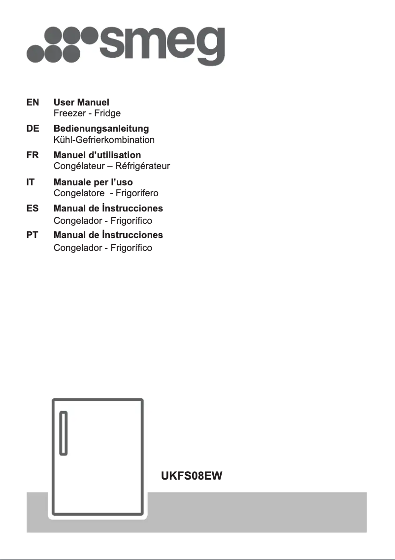Imagen de la primera página del manual del dispositivo UKFS08EW