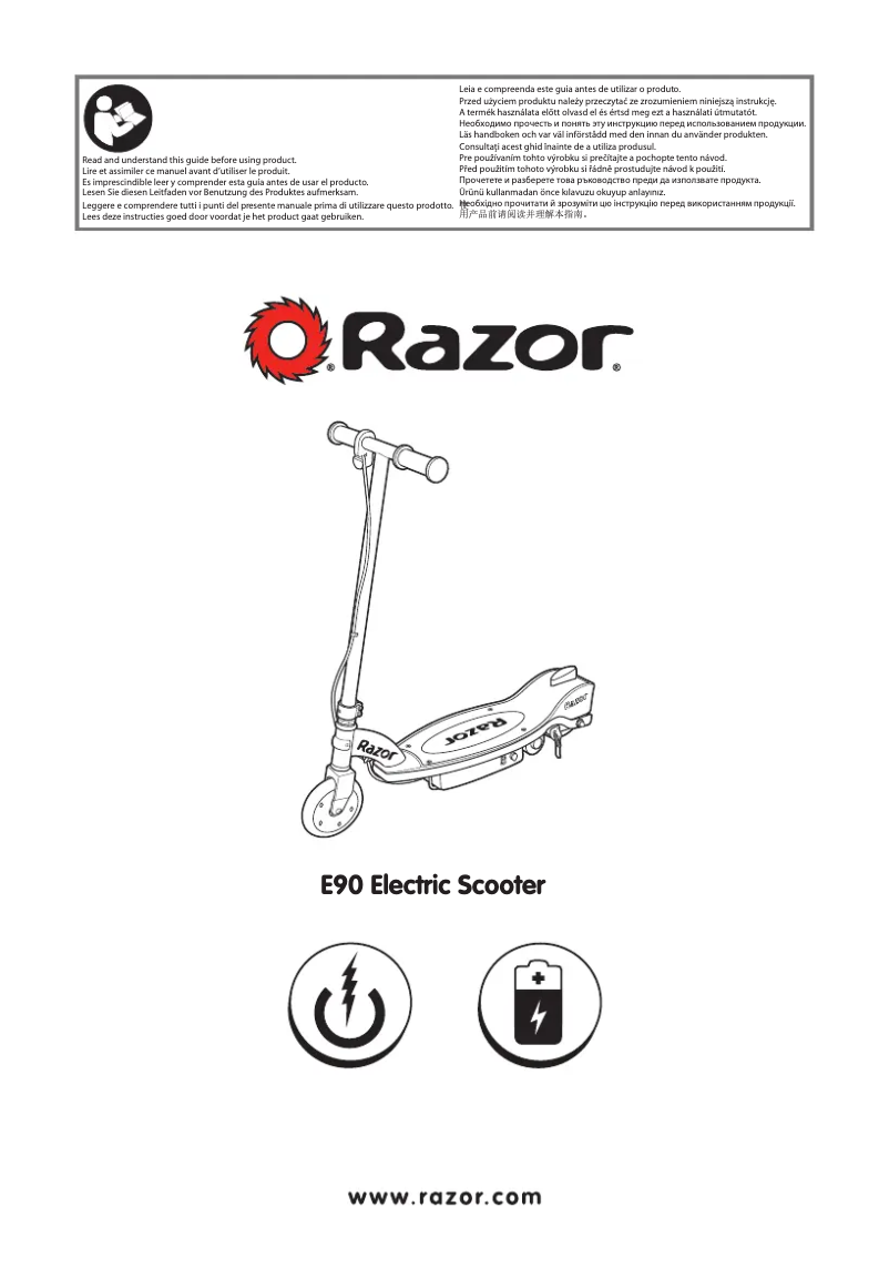 Página 1 del manual Manual de usuario Razor E90