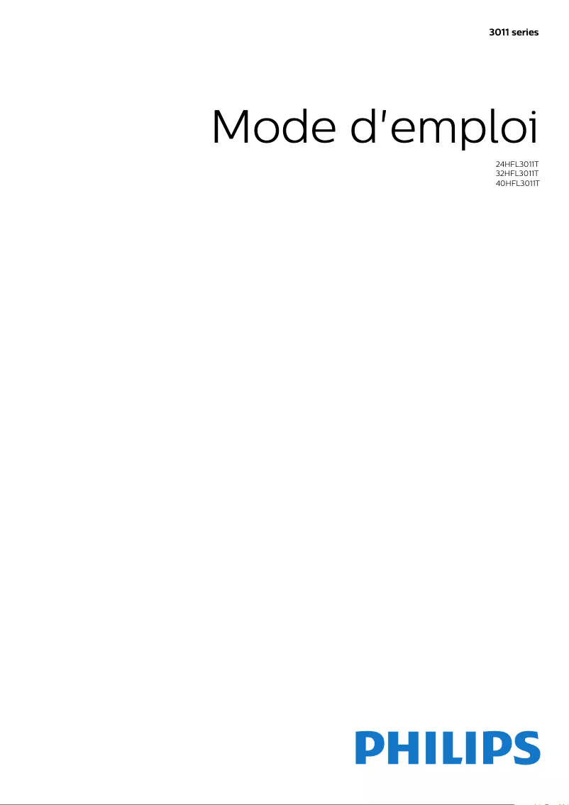 Imagen de la primera página del manual del dispositivo 32HFL3011W