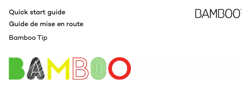 Imagen de la primera página del manual del dispositivo Bamboo Tip