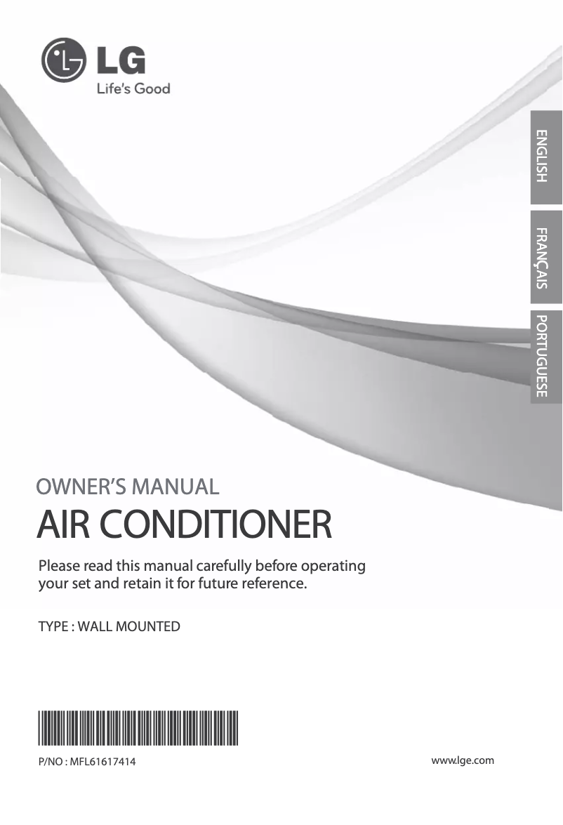 Página 1 del manual Manual de usuario LG BSNQ186C7A1