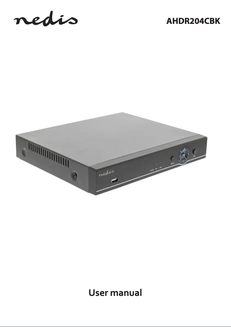 Imagen de la primera página del manual del dispositivo AHDR204CBK