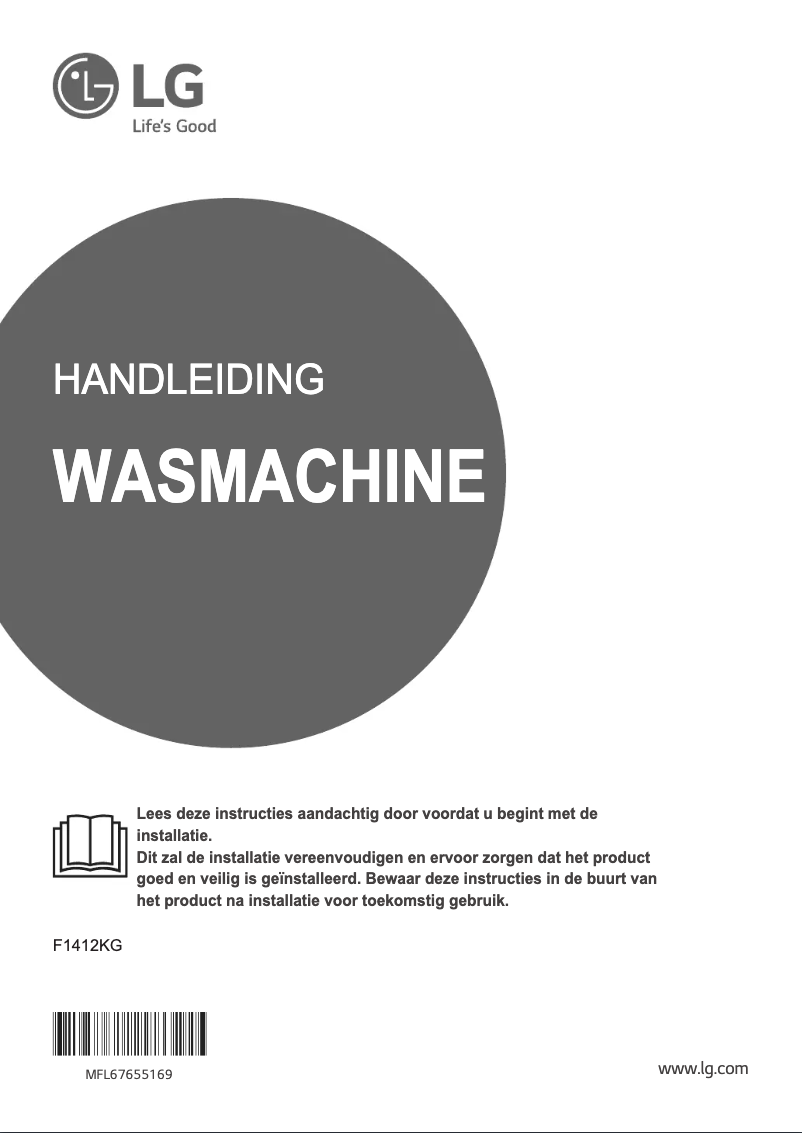 Imagen de la primera página del manual del dispositivo F1412KG