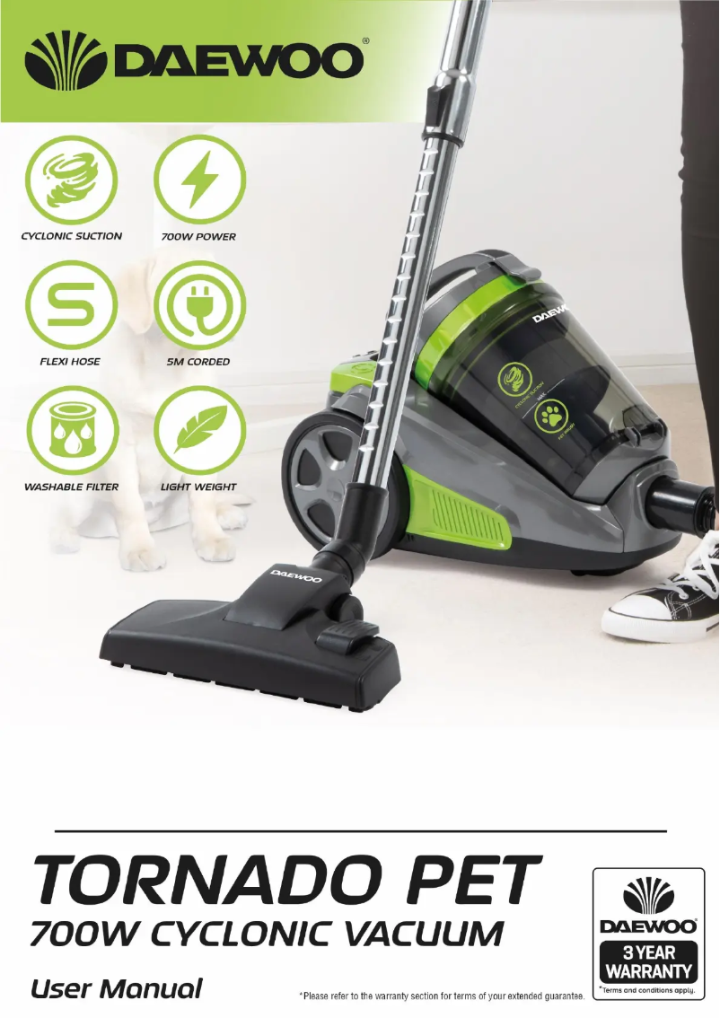 Página 1 del manual Manual de usuario Daewoo Tornado Pet