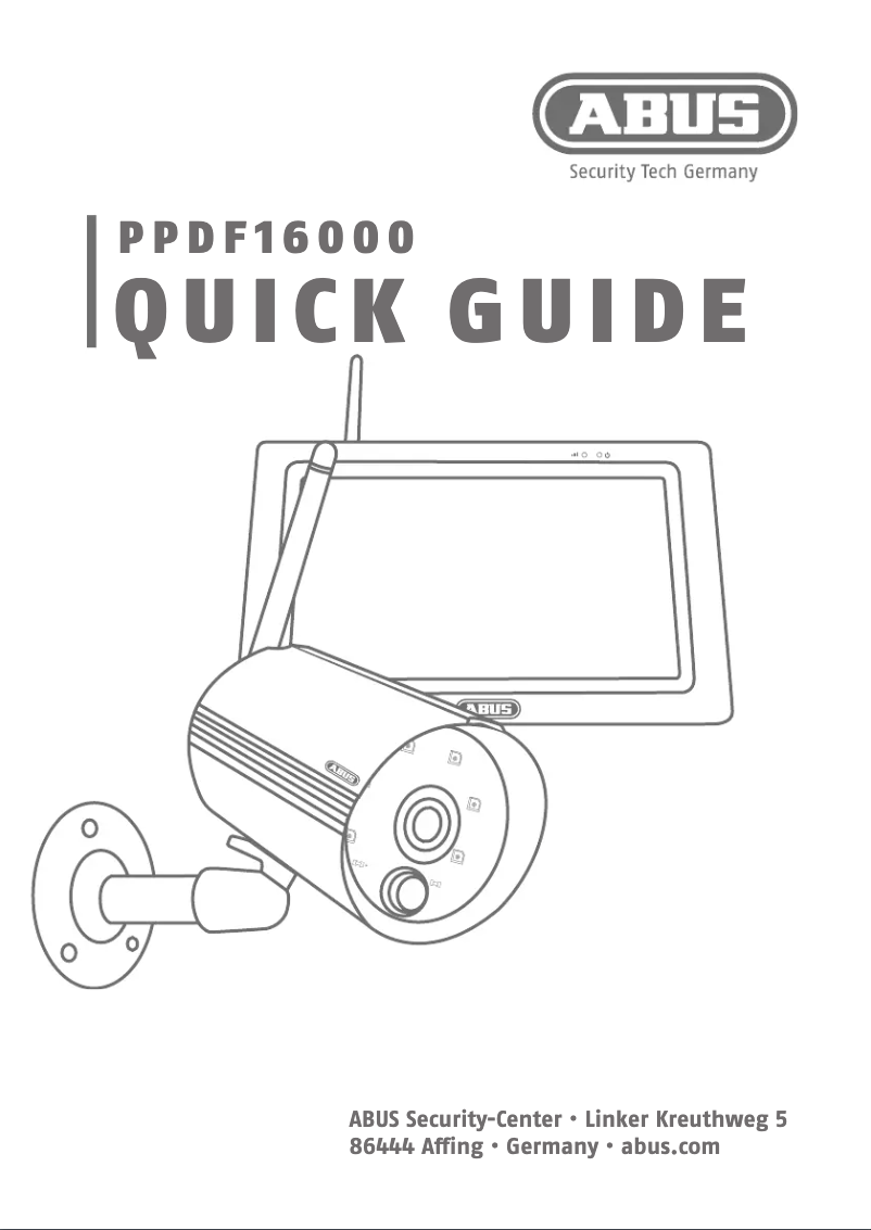 Imagen de la primera página del manual del dispositivo PPDF16000