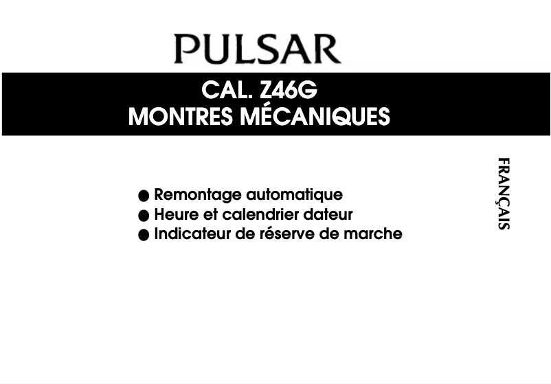 Página 1 del manual Manual de usuario Pulsar Z46G