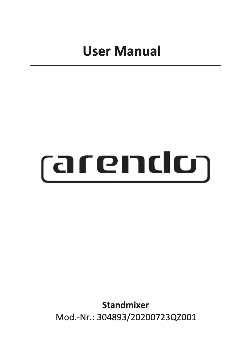 Página 1 del manual Manual de usuario Arendo 304893