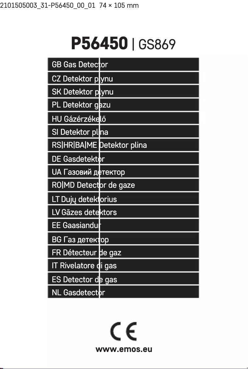 Página 1 del manual Manual de usuario Emos P56450