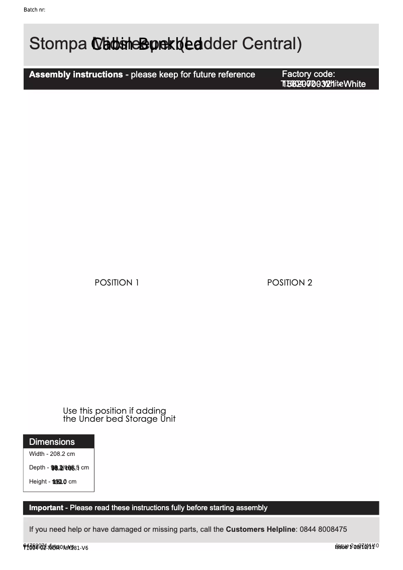 Página 1 del manual Manual de usuario Stompa UNO