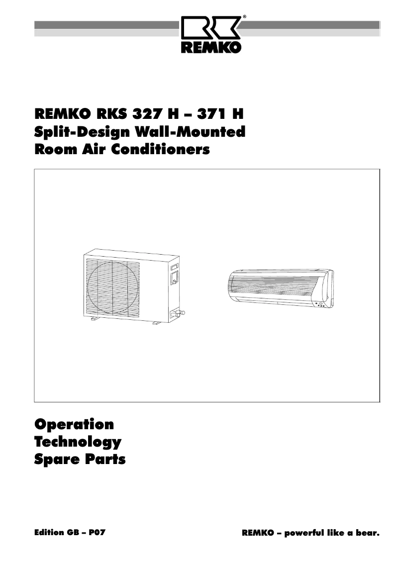 Página 1 del manual Manual de usuario Remko RKS335H