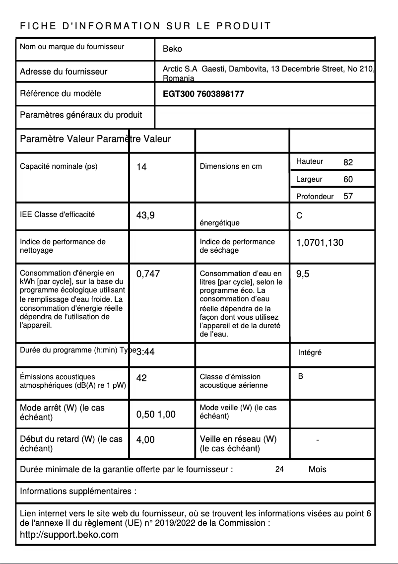 Imagen de la primera página del manual del dispositivo EGT300
