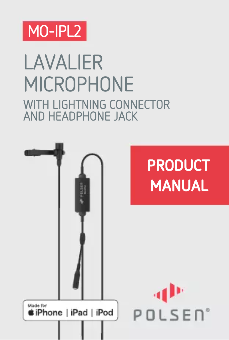 Página 1 del manual Manual de usuario Polsen MO-IPL2