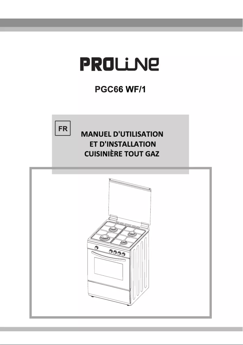 Página 1 del manual Manual de usuario Proline PGC 66WF/1