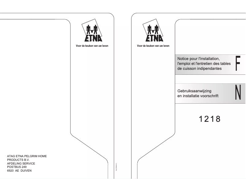 Página 1 del manual Manual de usuario Etna 1218HWT