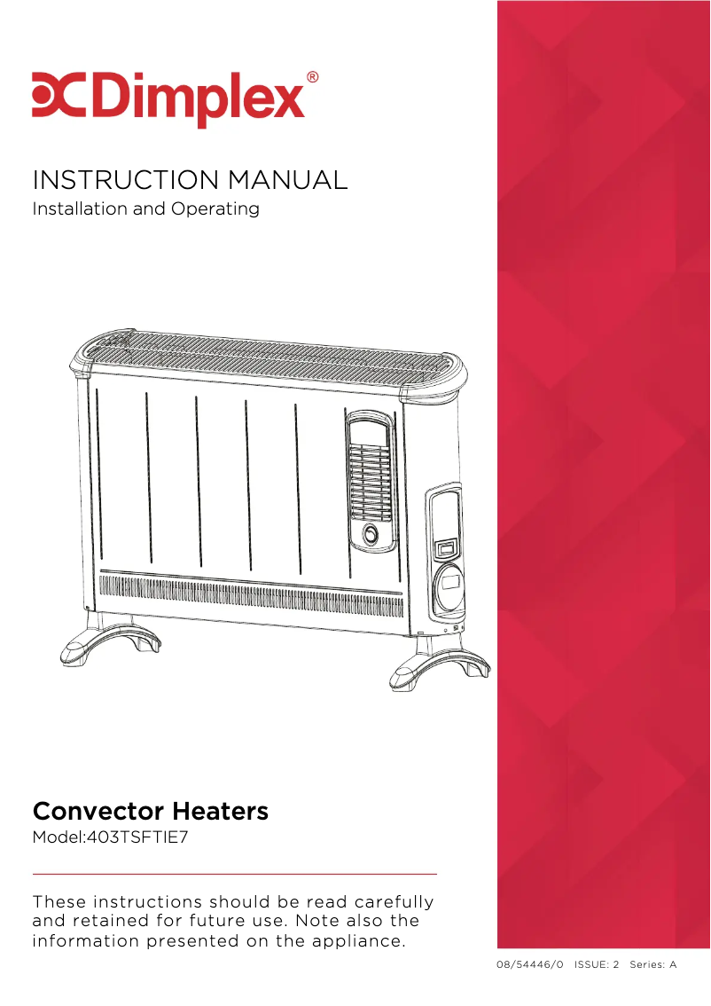 Imagen de la primera página del manual del dispositivo 403TSFTie7
