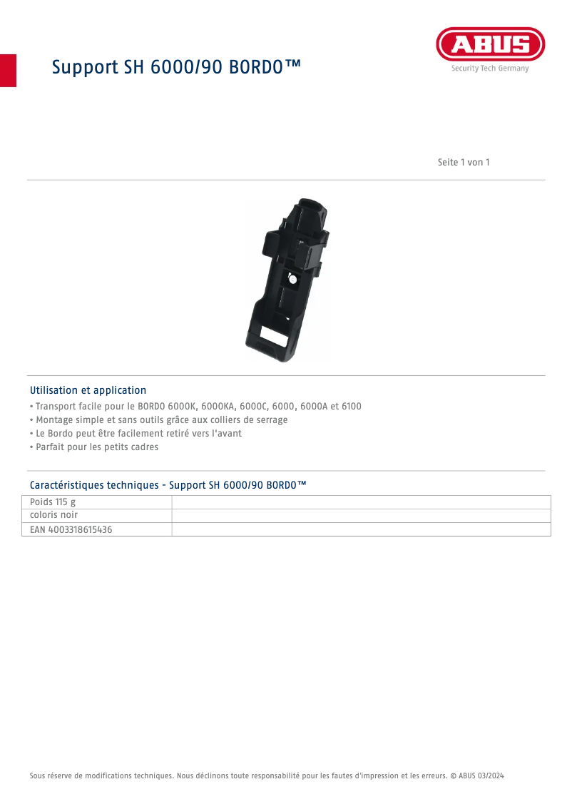 Imagen de la primera página del manual del dispositivo SH6000