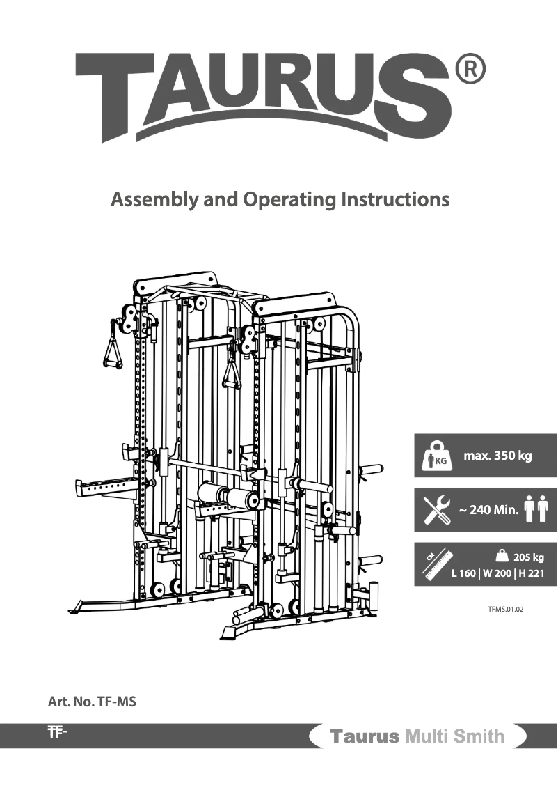 Página 1 del manual Manual de usuario Taurus Multi Smith