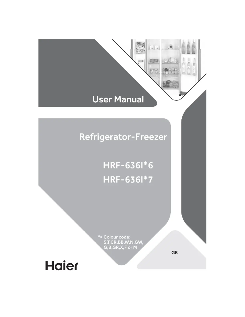Página 1 del manual Manual de usuario Haier HRF-636IM6