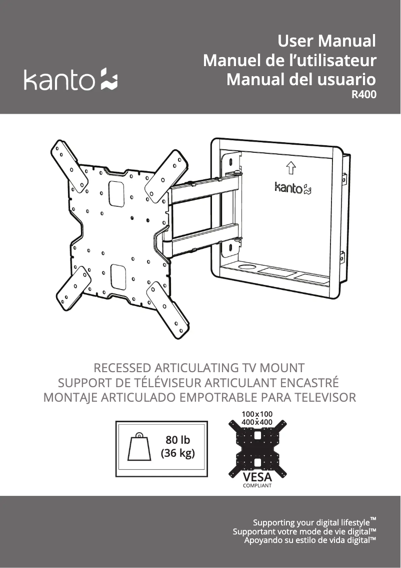 Imagen de la primera página del manual del dispositivo R400
