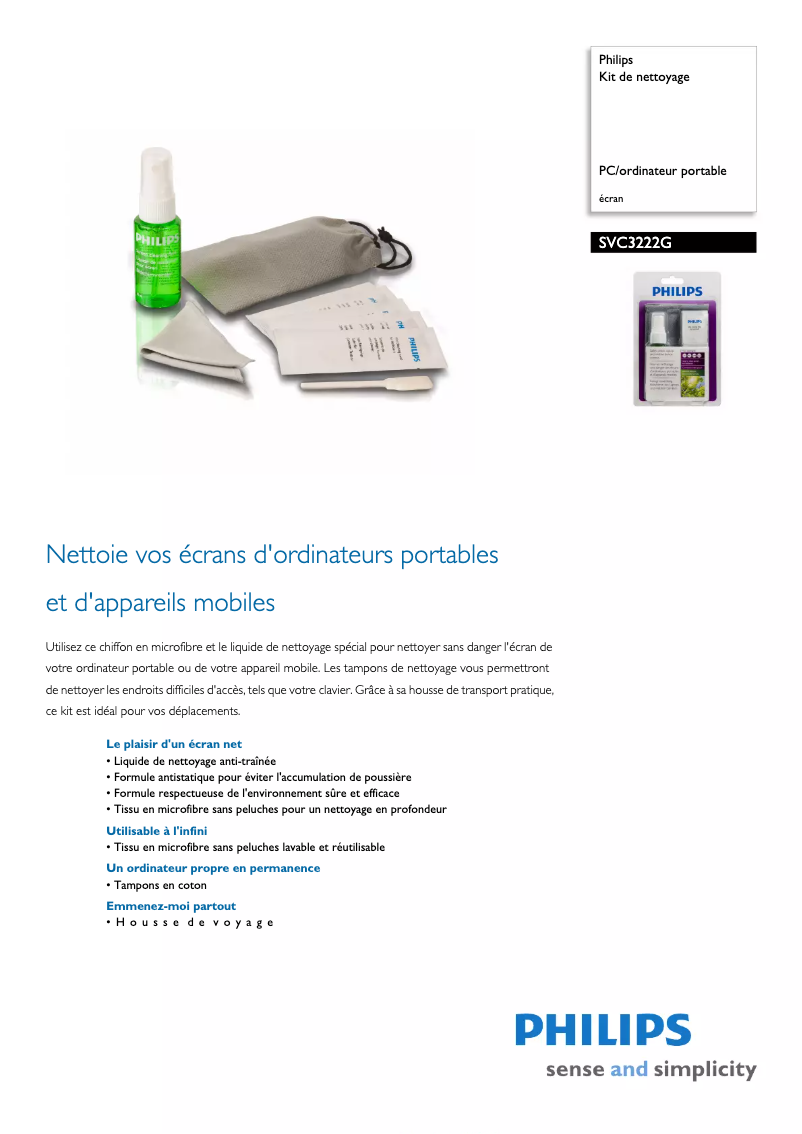 Imagen de la primera página del manual del dispositivo SVC3222G