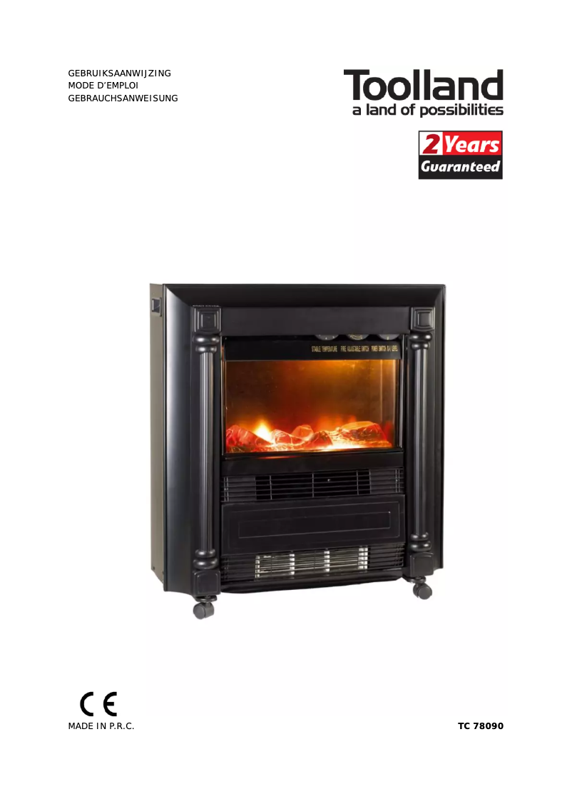 Página 1 del manual Manual de usuario Toolland TC78090