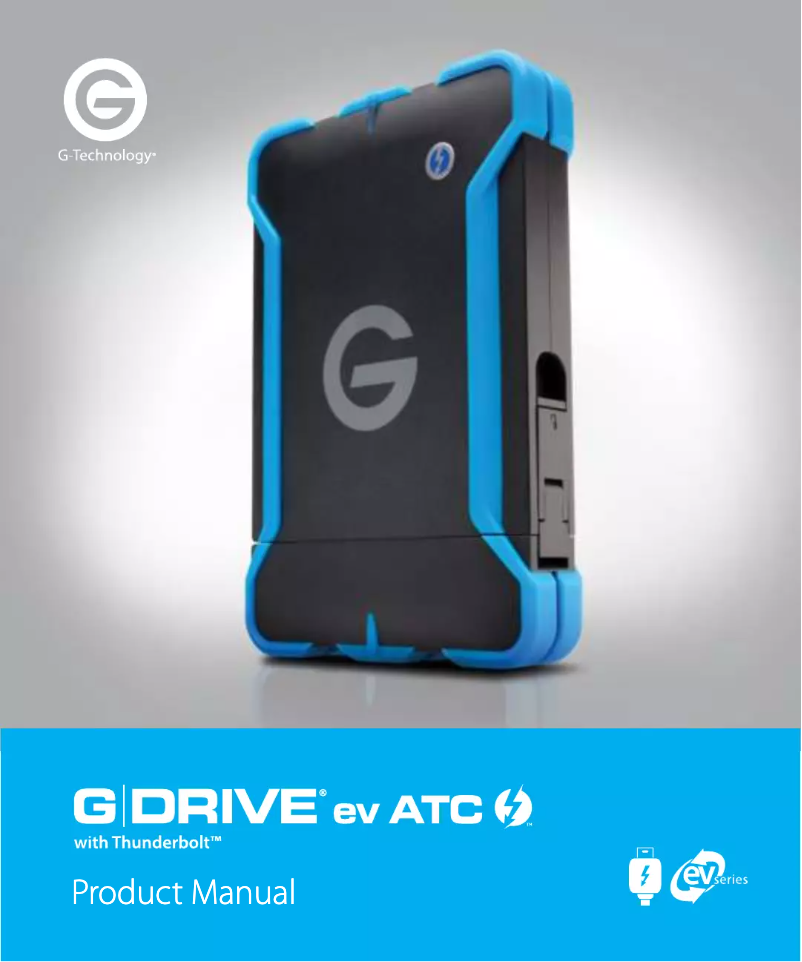 Página 1 del manual Manual de usuario G-Technology G-Drive ev