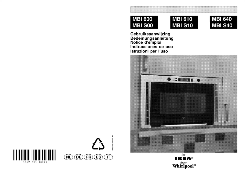 Imagen de la primera página del manual del dispositivo MBI 600