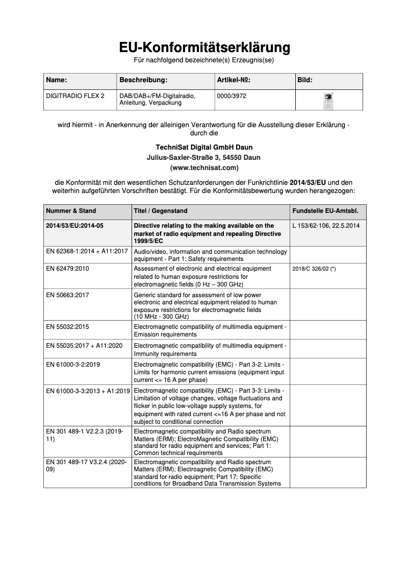 Página 1 del manual Manual de usuario TechniSat DigitRadio FLEX 2
