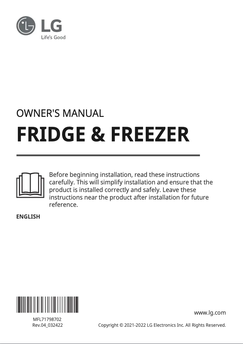 Imagen de la primera página del manual del dispositivo GSBV30DSXM