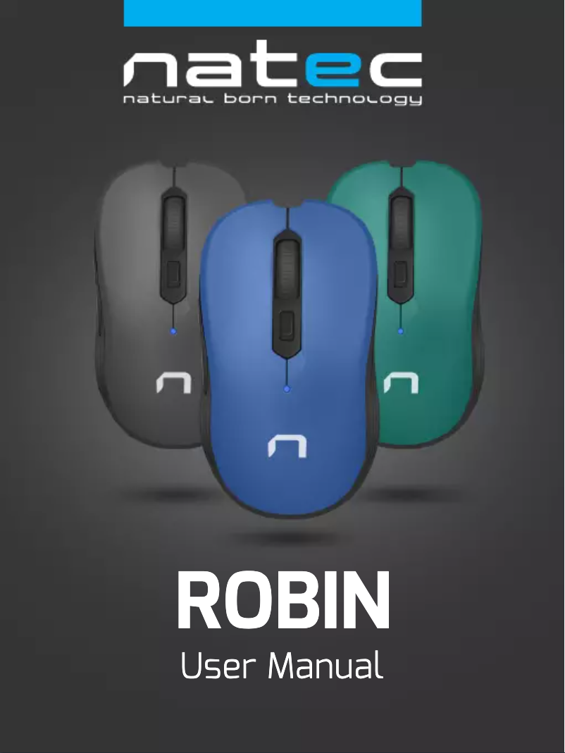 Imagen de la primera página del manual del dispositivo ROBIN