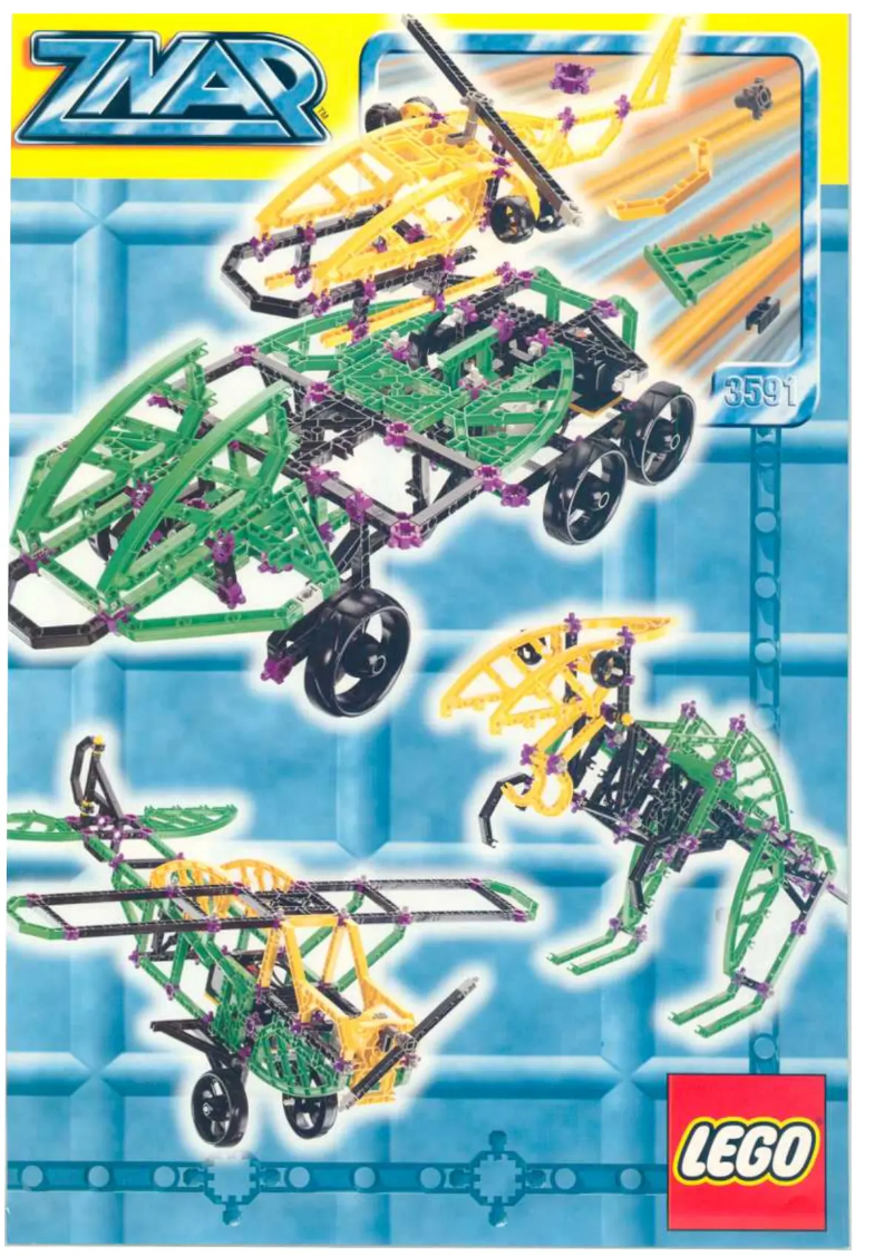 Página 1 del manual Manual de usuario Lego GREEN HELOCOPTER TRANSP.W.MOTO