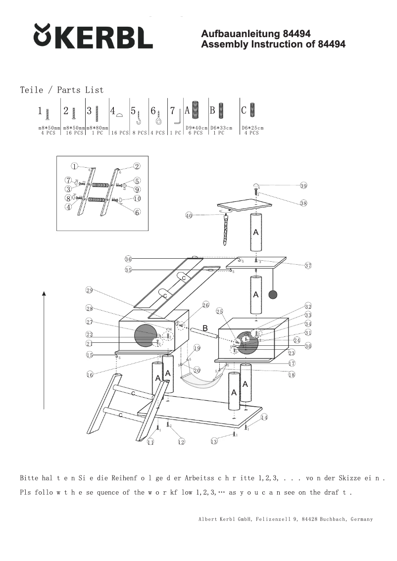 Página 1 del manual Manual de usuario Kerbl Granat 84494