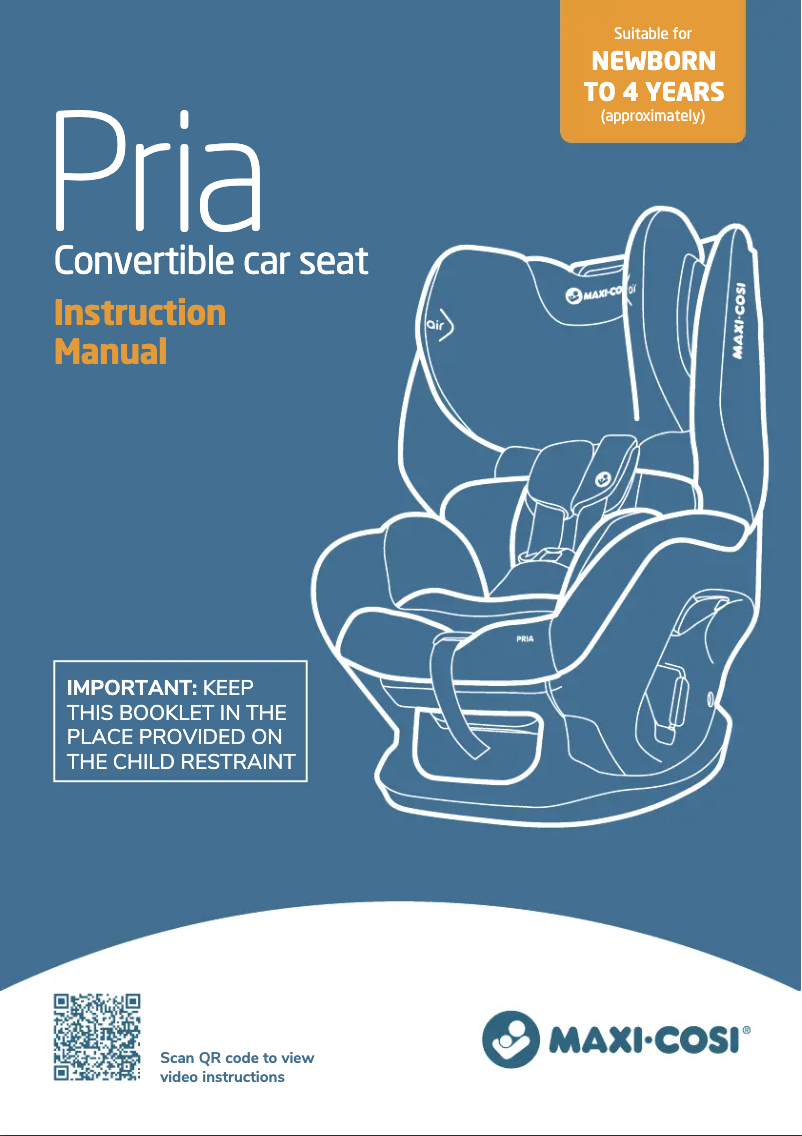 Página 1 del manual Manual de usuario Maxi-Cosi Pria LX