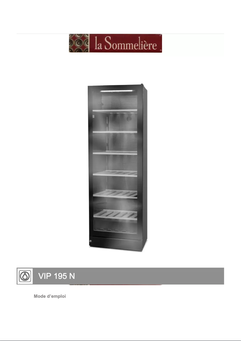 Imagen de la primera página del manual del dispositivo VIP 195N