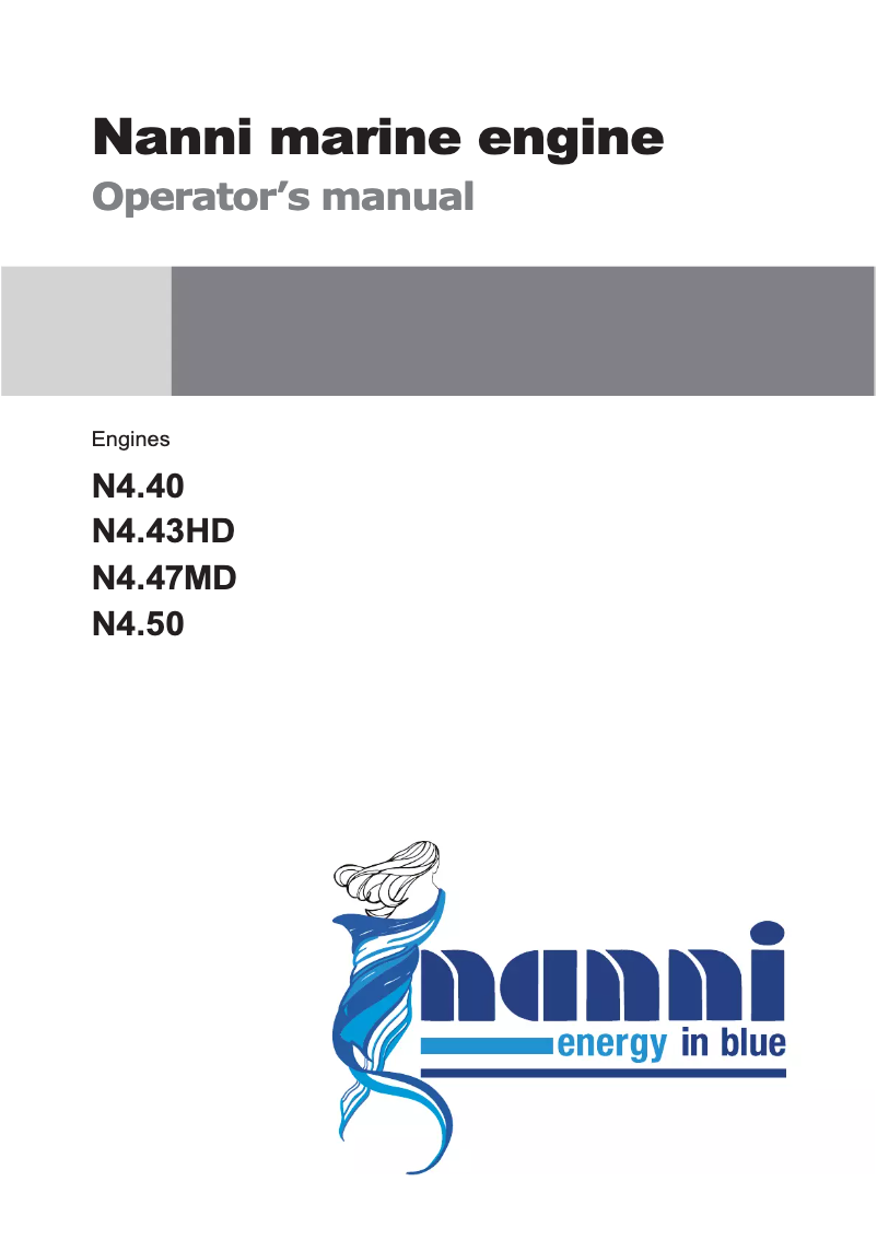 Página nº 1 - Manual de usuario Nanni N4.50