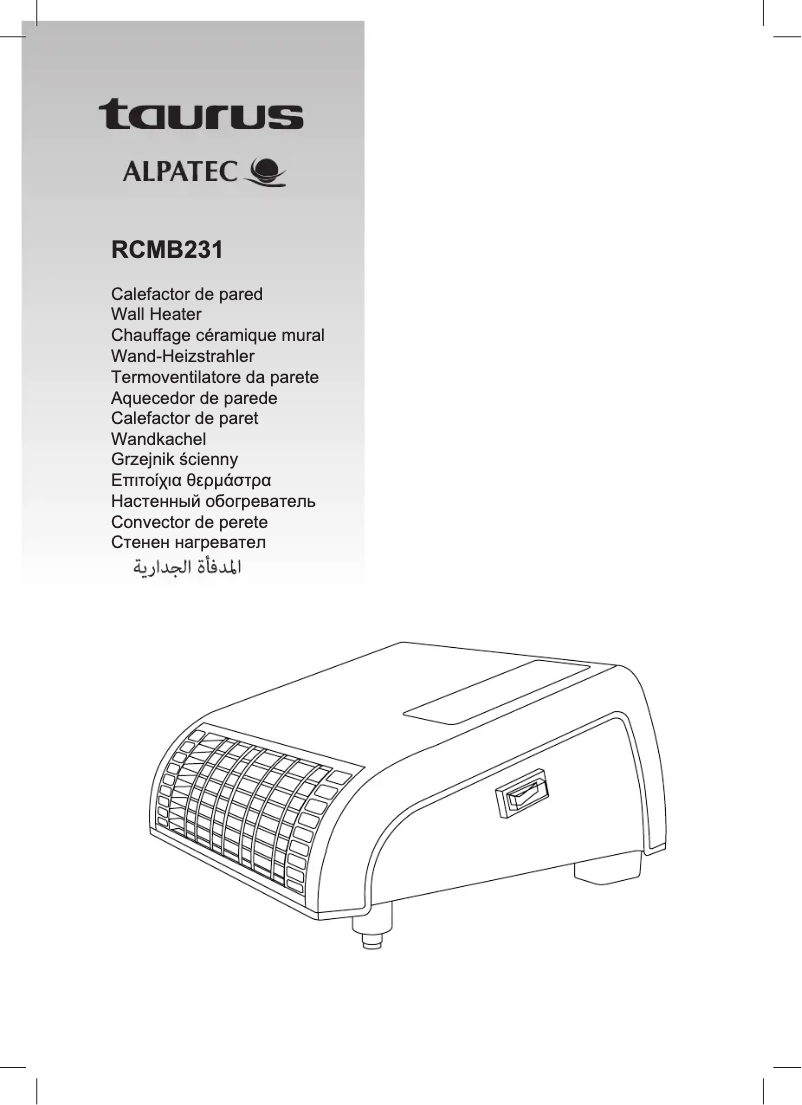 Imagen de la primera página del manual del dispositivo RCMB231
