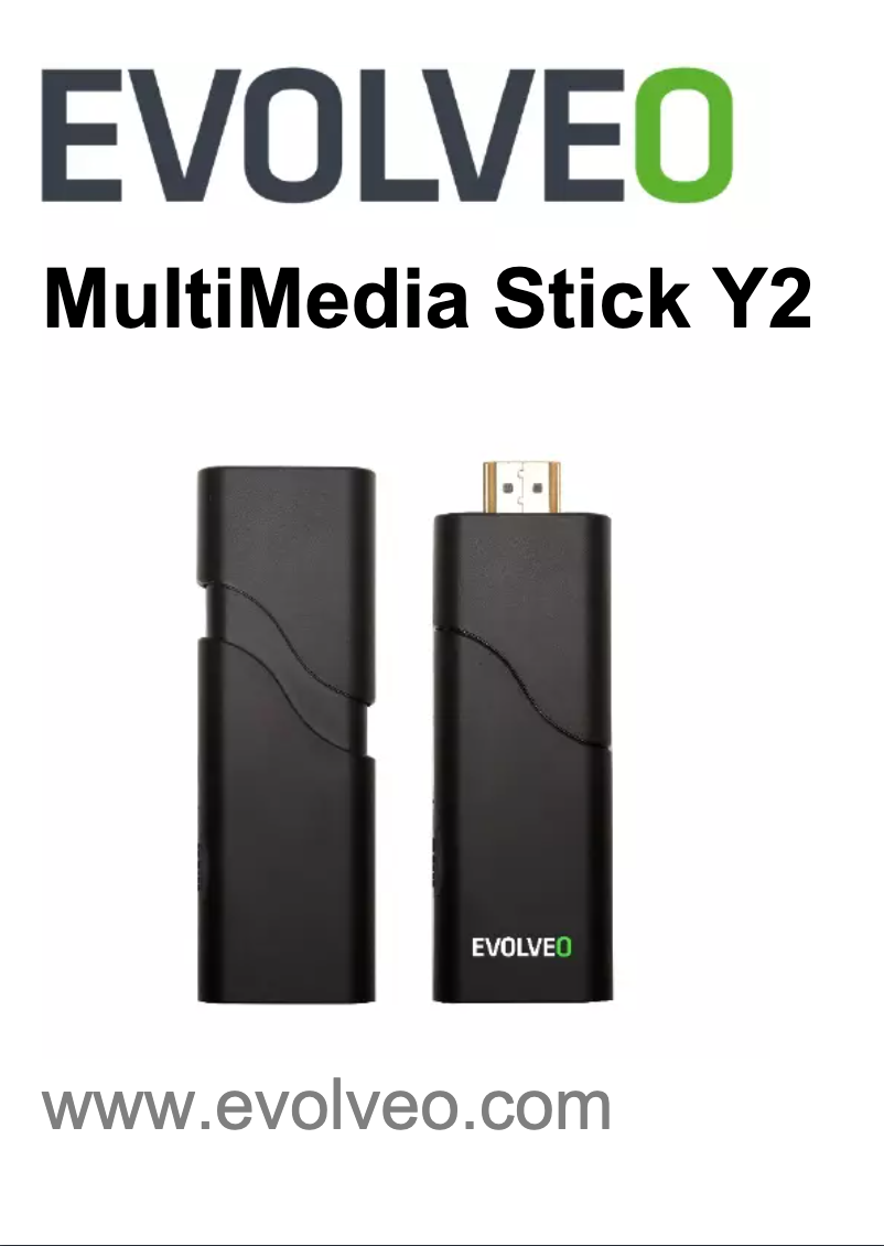 Imagen de la primera página del manual del dispositivo MultiMedia Stick Y2