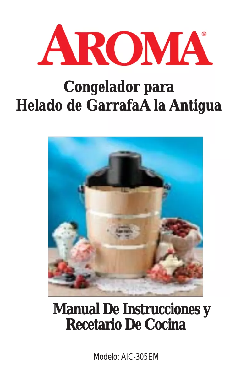 Página 1 del manual Manual de usuario Aroma AIC-305EM